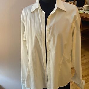 Classic White Button-Down Shirt